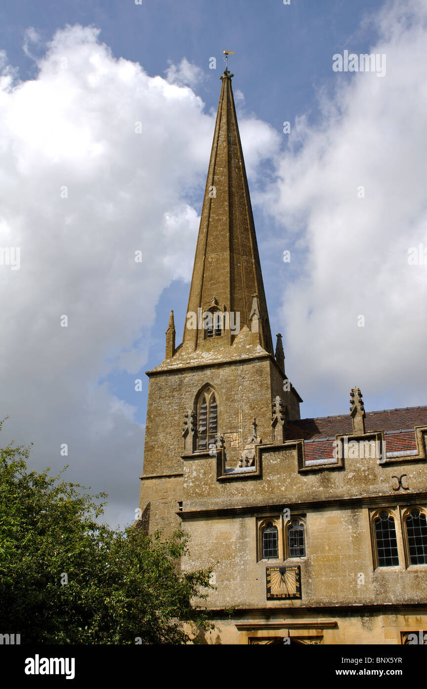 St. Lawrence`s Church, Mickleton, Gloucestershire, England, UK Stock Photo